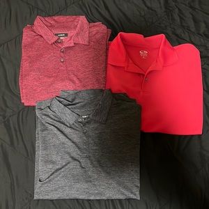 3 Golf/dress shirts